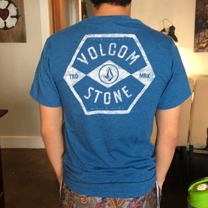 Volcom blue t-shirt small